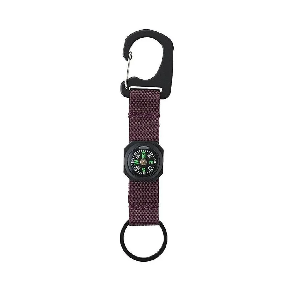 Gramicci Compass Keyring Purple Minimalist Outdoor Keychain w/ Compass New